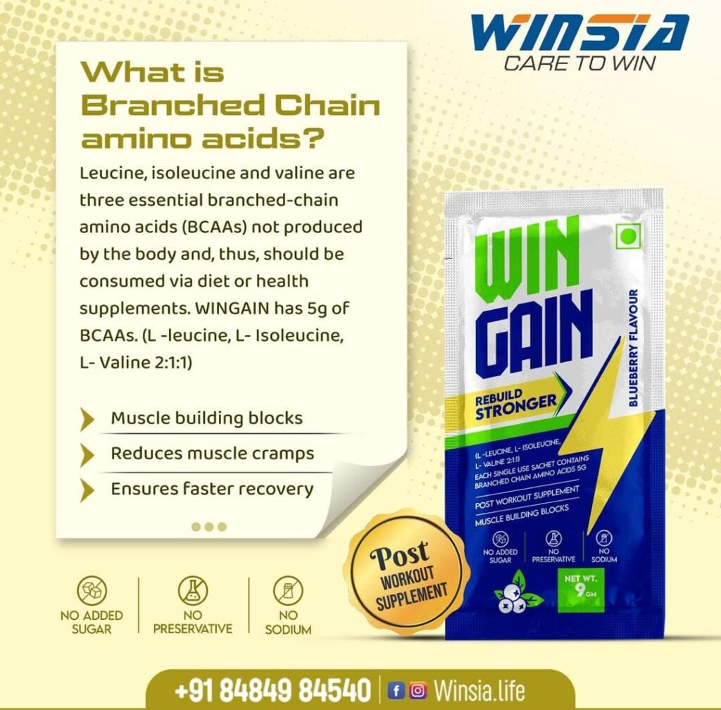 wingain branched amino