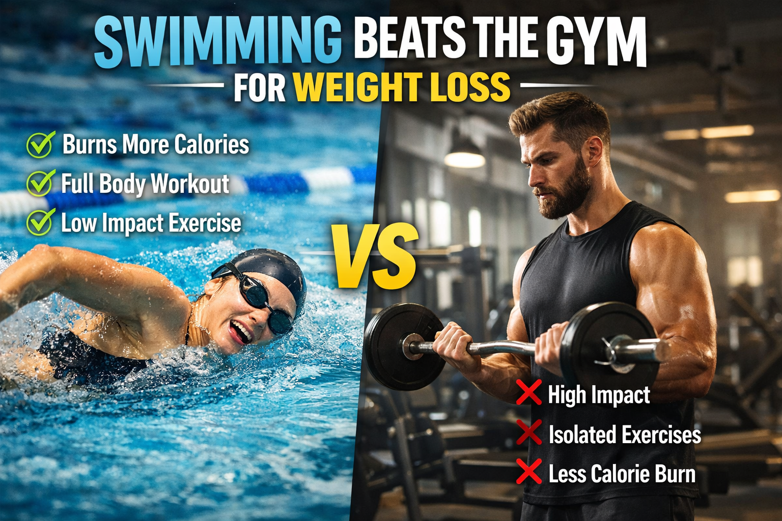 Why Swimming Beats the Gym for Weight Loss