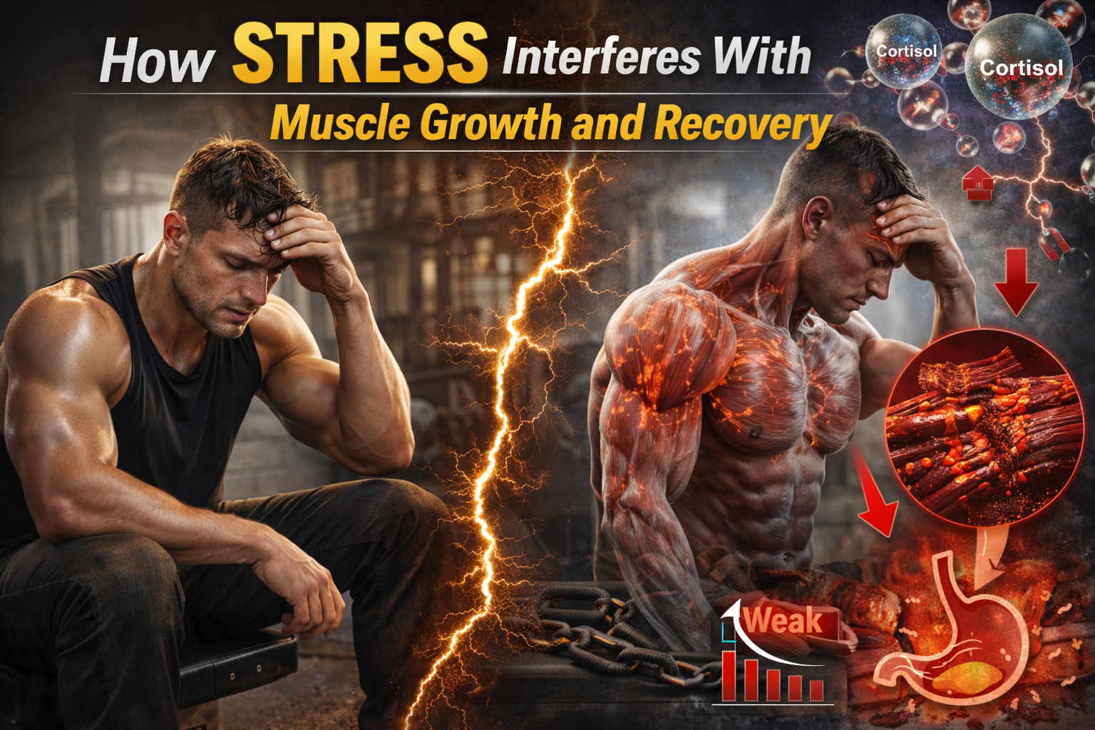 How Stress Interferes With Muscle Growth and Recovery