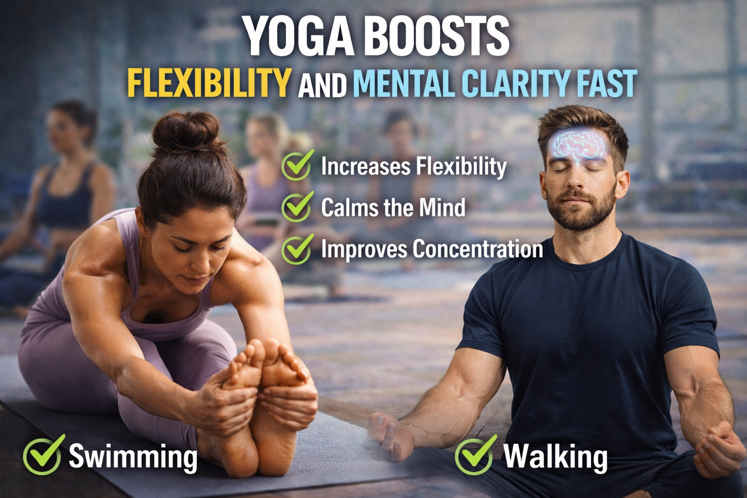 How Yoga Boosts Flexibility and Mental Clarity Fast?