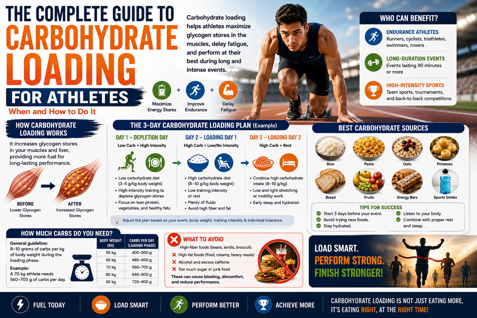 The Complete Guide to Carbohydrate Loading for Athletes