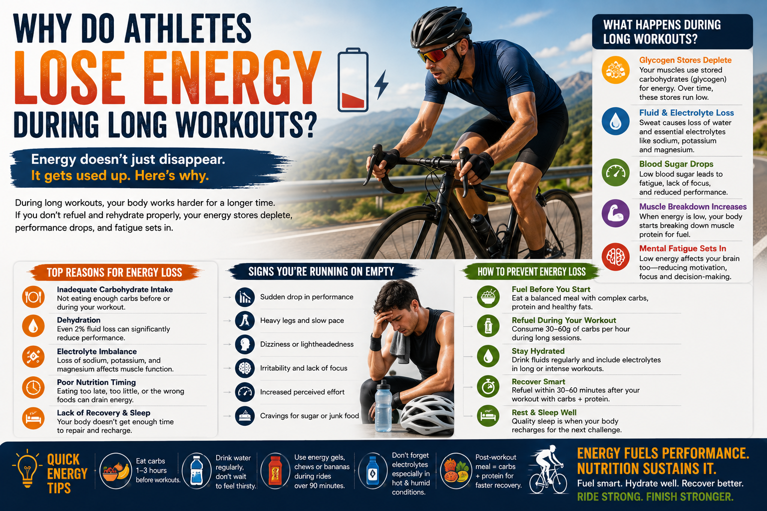 Why Do Athletes Lose Energy During Long Workouts?