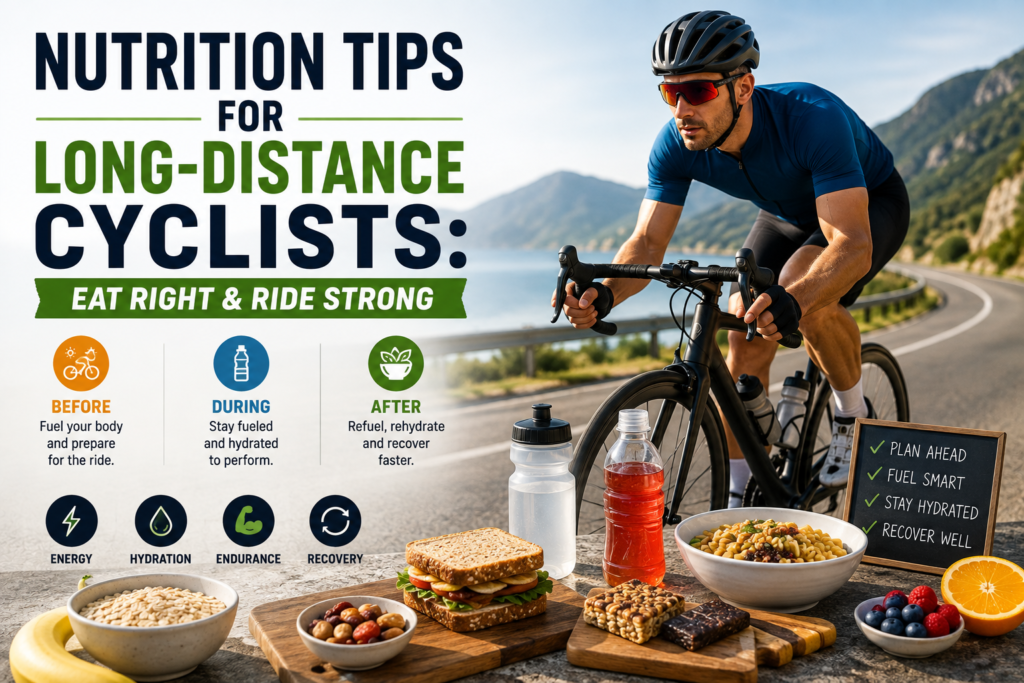 Nutrition tips for long-distance cyclists
