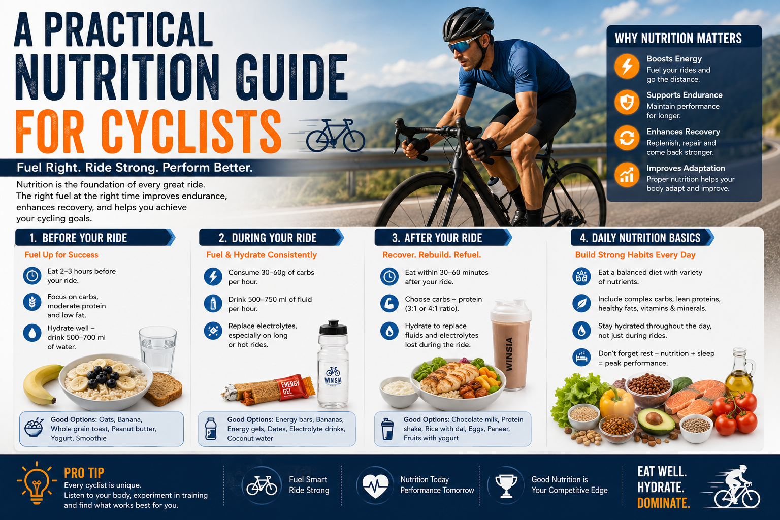 A Practical Nutrition Guide for Cyclists